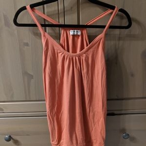 Michael stars peach orange tank